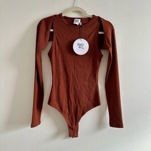 NWT Princess Polly Tank Top Bodysuit with Sleeves Size XS/S (2 pieces)